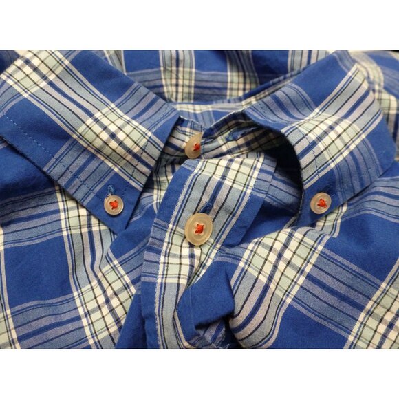Orvis Heritage Wash Plaid Shirt Men’s Size Large Cotton Button Down Casual - Picture 12 of 14